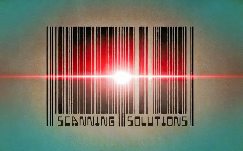 Barcode being scanned