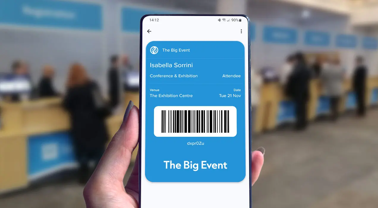 WalletPass – badge in a mobile phone wallet